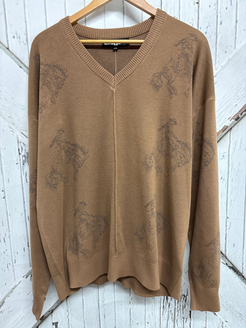 ROWDY CROWD SADDLE UP SWEATER-BRN – Hitch'n Post