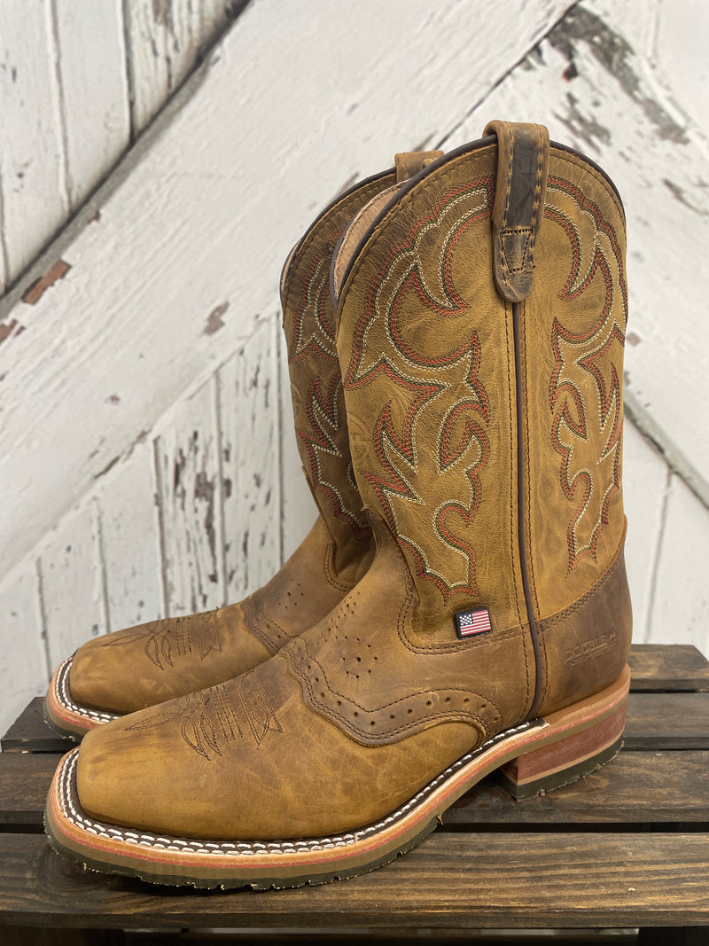 DOUBLE H FOLKLORE LEATHER BOOT