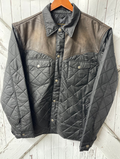 LEATHER WESTERN YOKE AND COLLAR