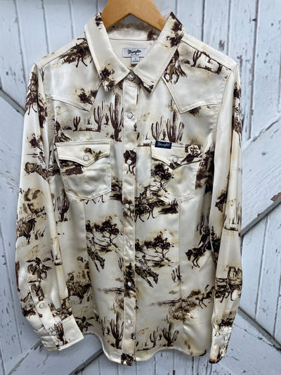 WRANGLER BUCKING COWBOY SHIRT
