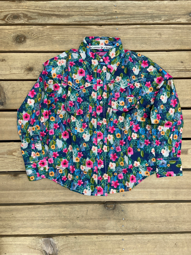 COWGIRL HARDWARE LS FLORAL 