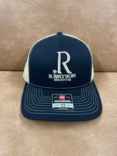 R WATSON BLACK/GOLD TRUCKER CAP 