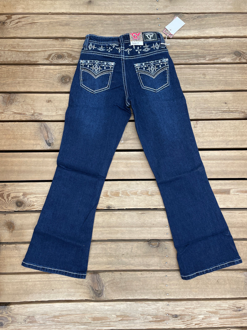 COWGIRL HARDWARE BRUSHED AZTEC JEANS 