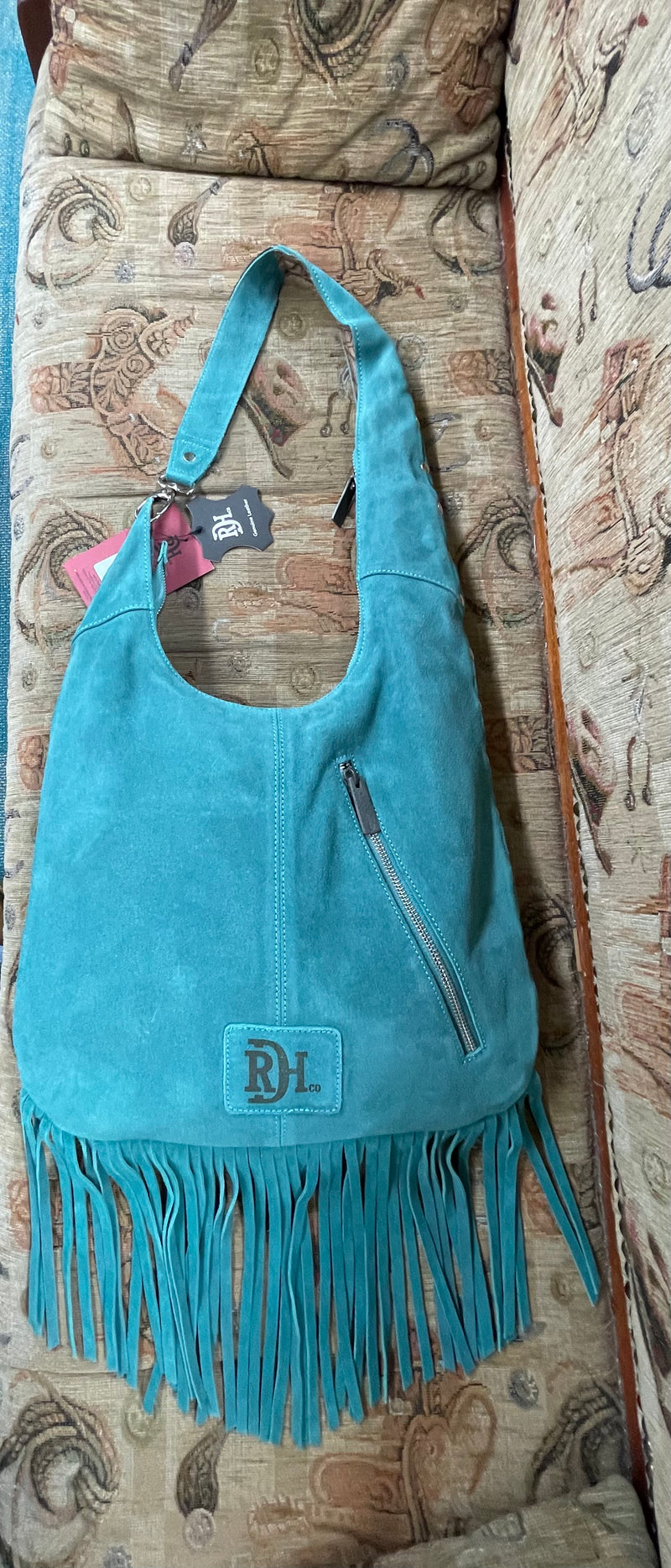 RED DIRT HAT CO TURQ HOBO BAG