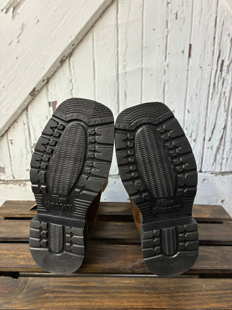 ROCKY 8" WESTERN BOOT -BRN/BONE