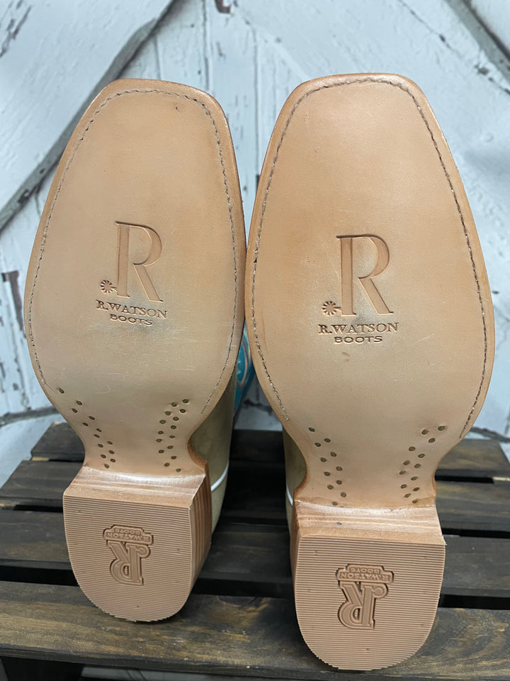 R WATSON SAND ROUGHOUT MARINE BLUE BOOT – Hitch'n Post