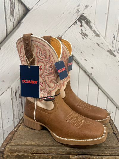 DURANO 10" SHYLOH BOOT-TAN/PEACH