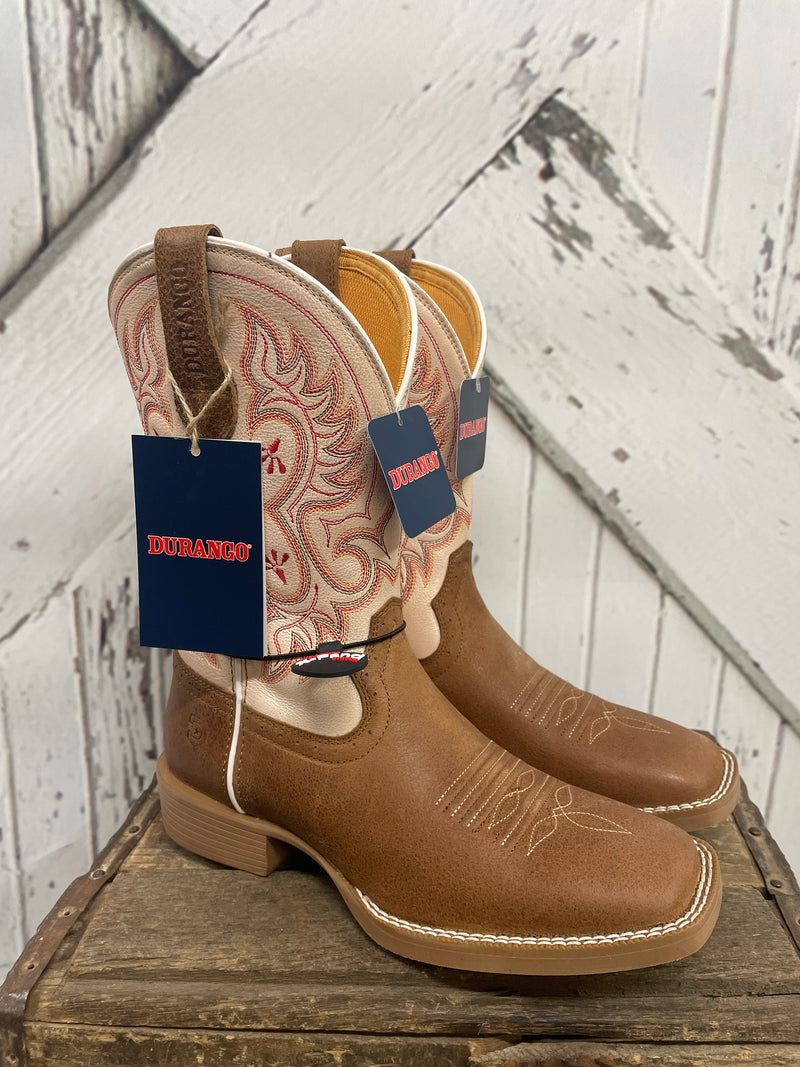 DURANO 10" SHYLOH BOOT-TAN/PEACH