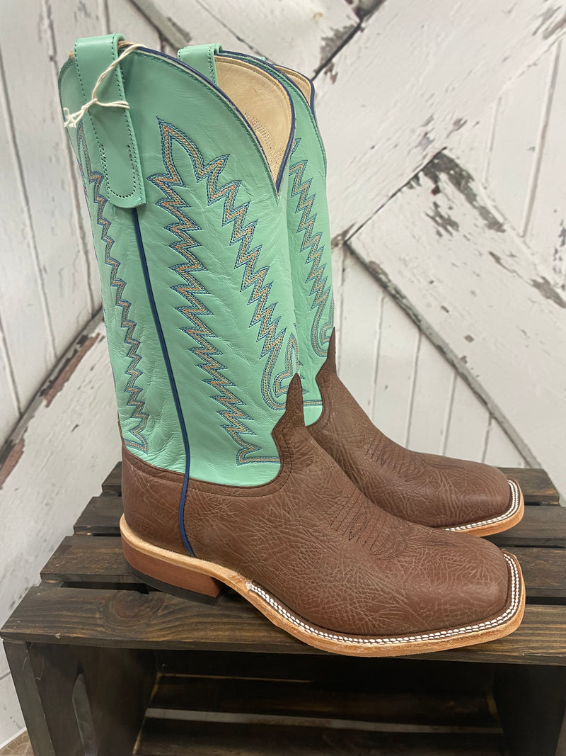 ANDERSON BEAN CHOCOLATE SHRUNKEN SHOULDER/MINT BOOT