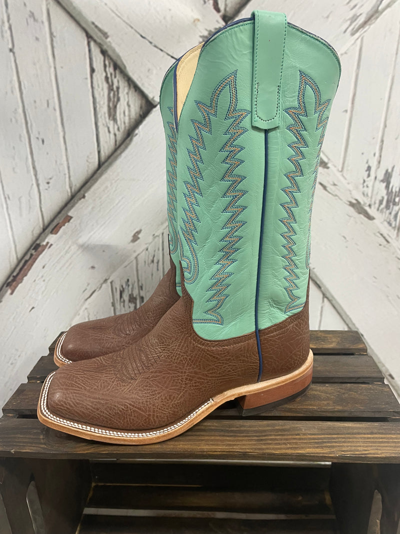 ANDERSON BEAN CHOCOLATE SHRUNKEN SHOULDER/MINT BOOT