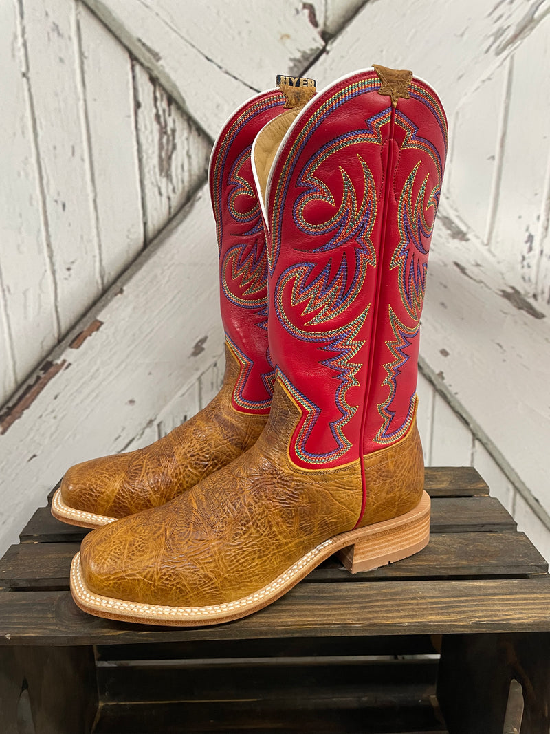 HYER SAWYER 13" TAN RED BOOT