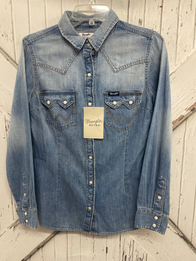 WRANGLER LS DENIM SHIRT