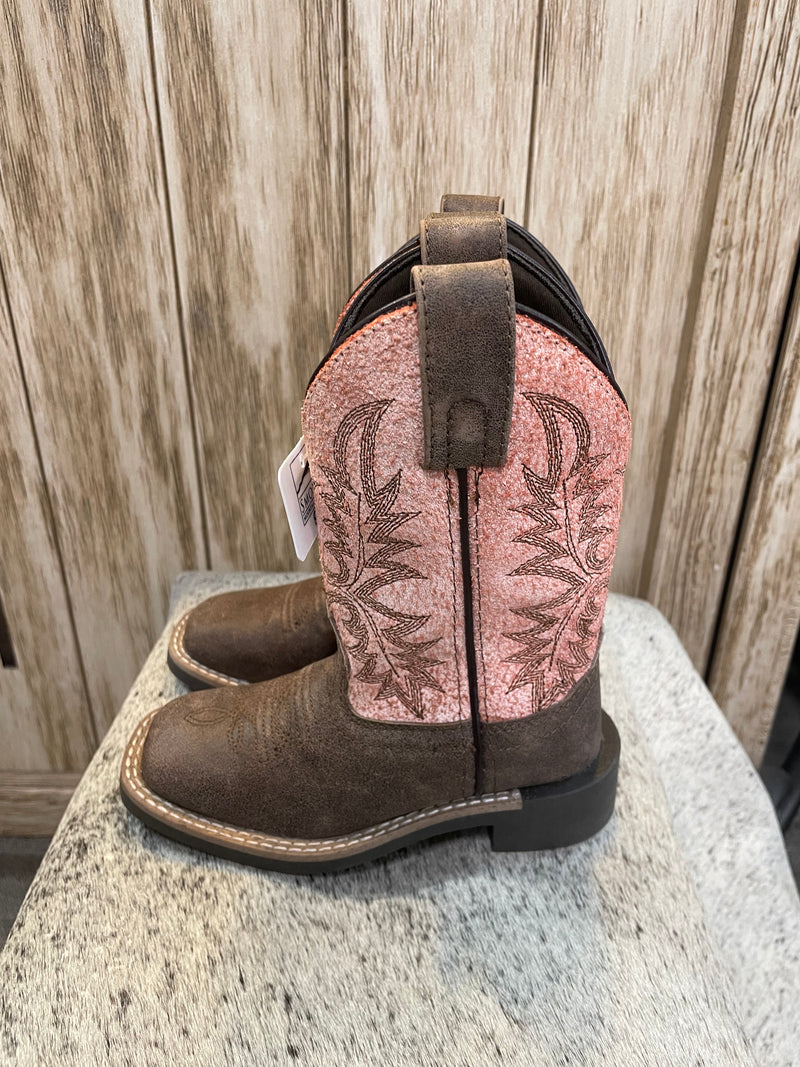 SMOKY BOOTS DISTRESSED CORAL