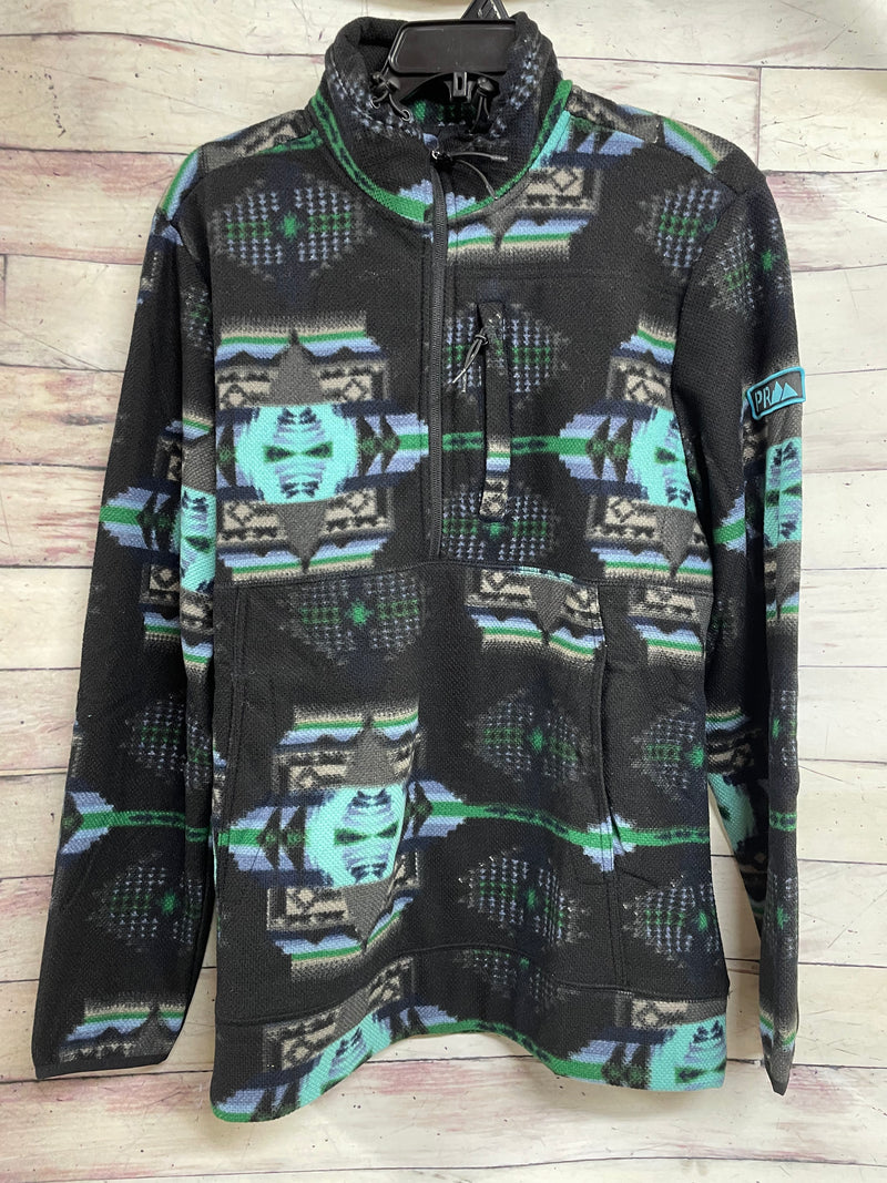 POWDER RIVER BLACK AZTEC FLEECE