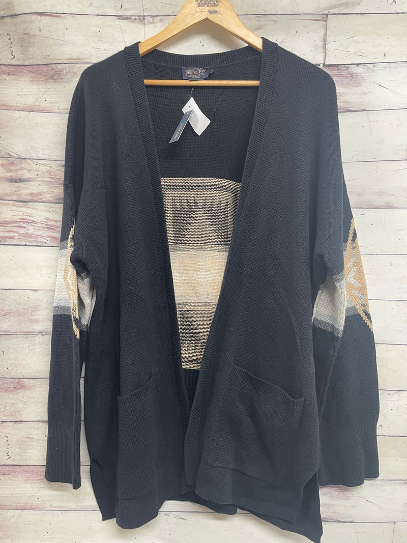 PENDLETON BLACK HARDING SIERRA SPRINGS CARDIGAN