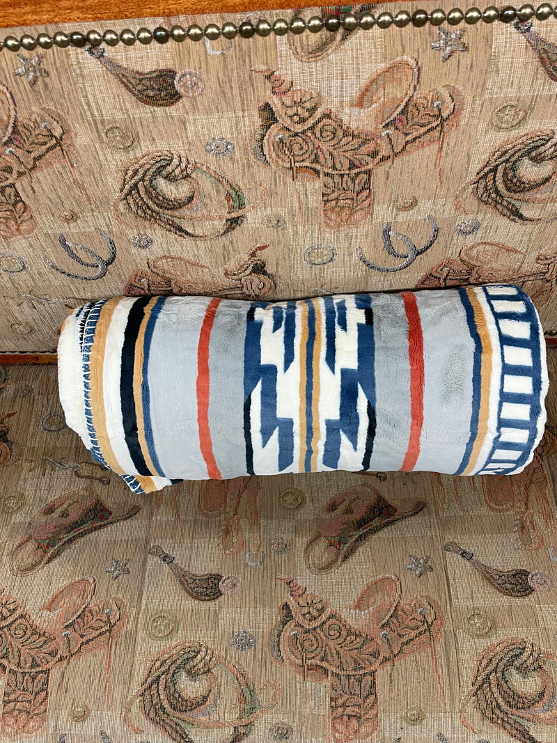 PENDLETON ULTRA SOFT THROW-SATILLO STRIPE