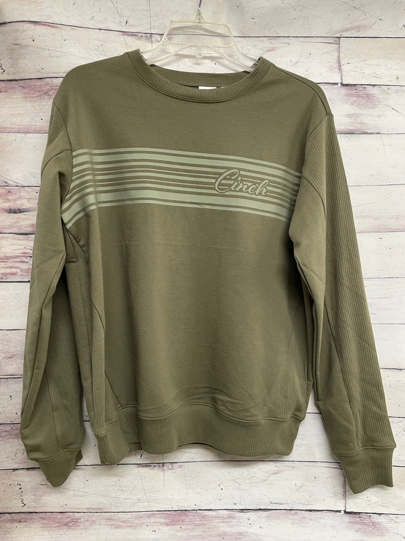 CINCH LS PULLOVER-OLIVE