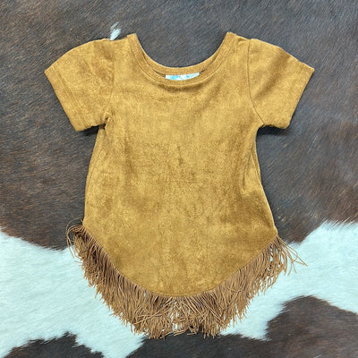 SHEA BABY SUEDE FRINGE DRESS