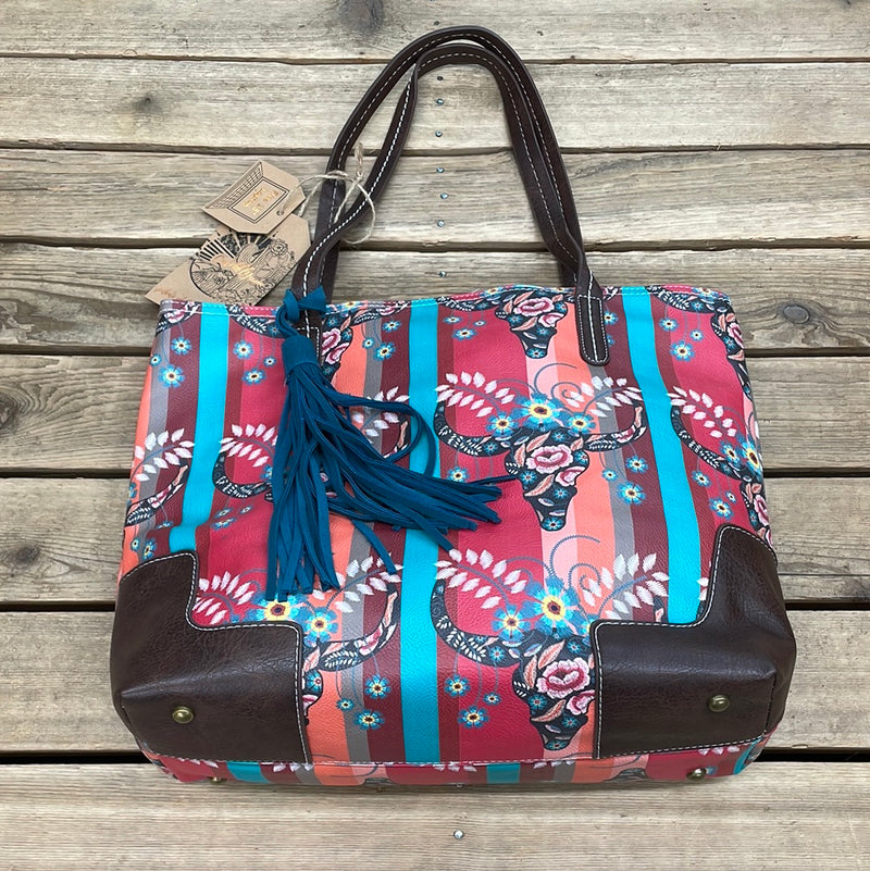 CATCHFLY STEER HEAD TOTE BAG