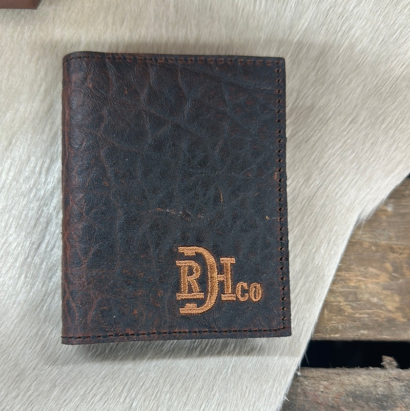 RED DIRT BISON GRAIN BIFOLD CARD CASE