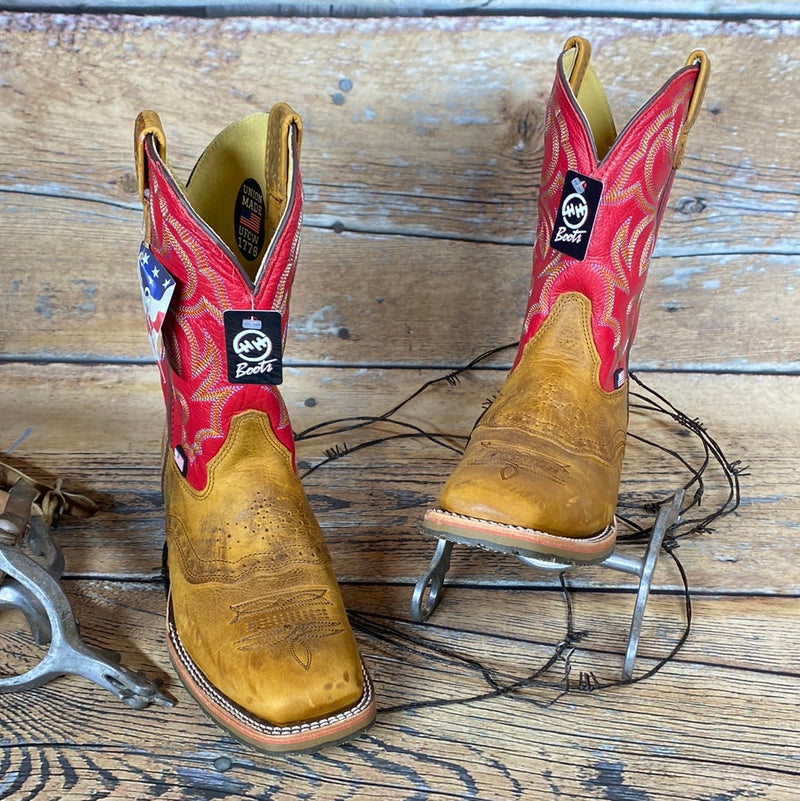 USA MADE RED SHAFT WORK BOOT