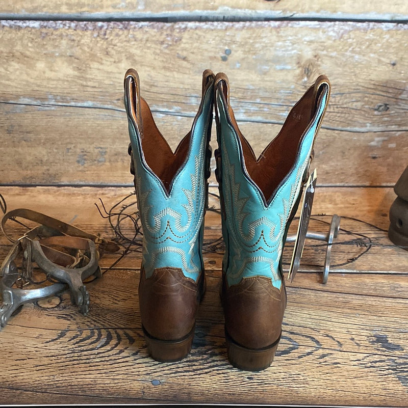 DAN POST TAMRA BROWN TURQUOISE BOOT