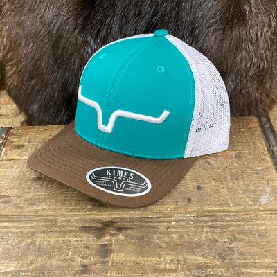 KIMES SPLIT TEAL CAP