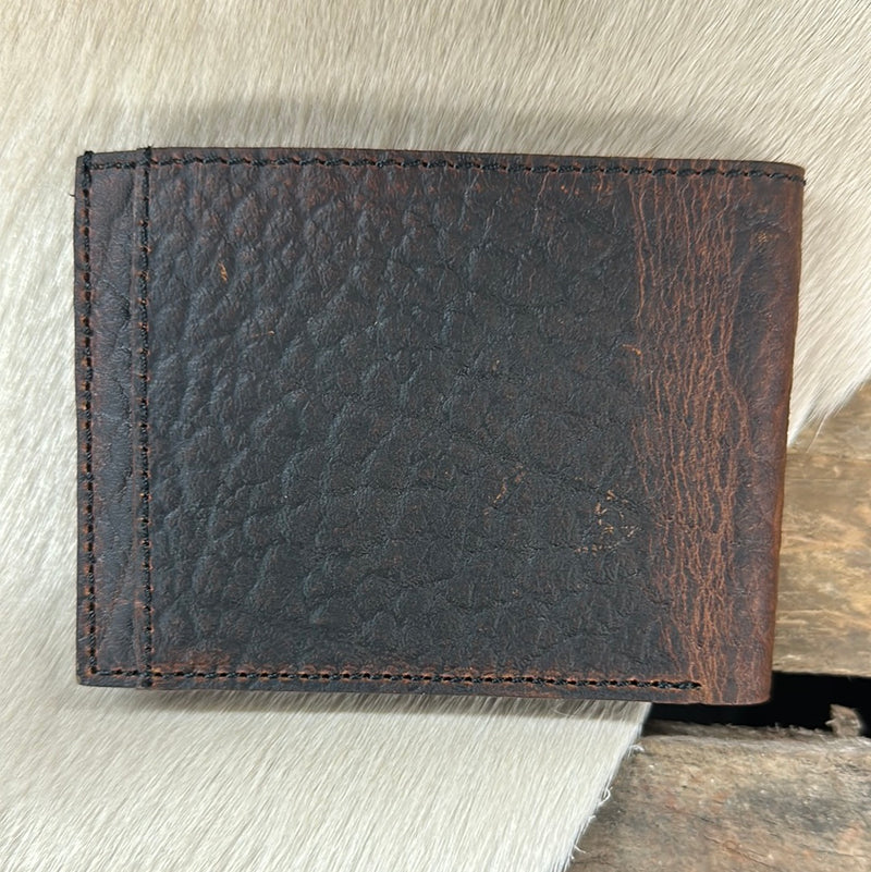 RED DIRT BISON GRAIN BIFOLD WALLET