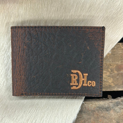 RED DIRT BISON GRAIN BIFOLD WALLET