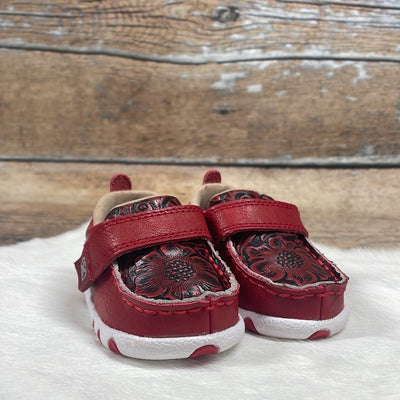 TWISTED X RED INFANT SHOE