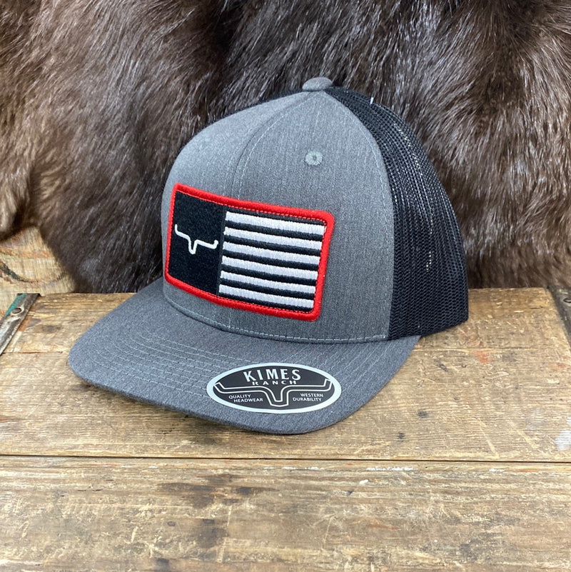 KIMES AMERICAN TRUCKER CHARCOAL CAP