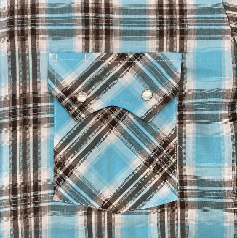 blue plaid Ely shirt