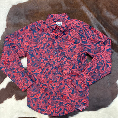 BOYS PAISLEY SHIRT