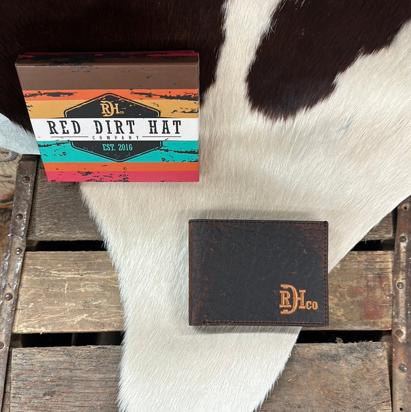 RED DIRT BISON GRAIN BIFOLD WALLET