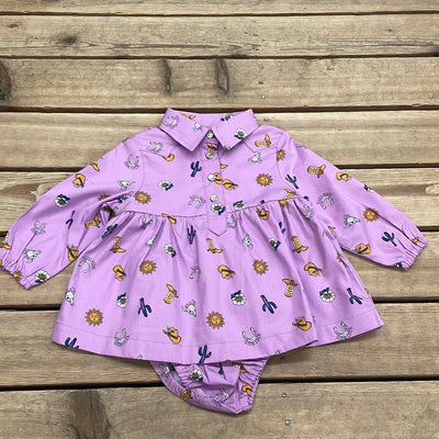 BABY GIRL PURPLE DRESS