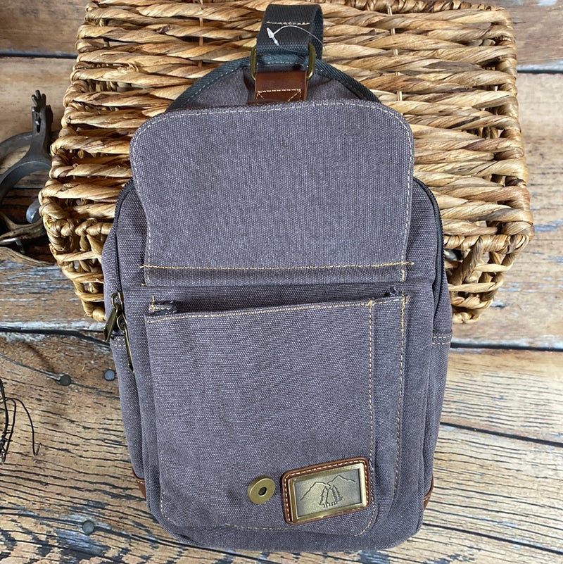 GREY CANVAS BAG