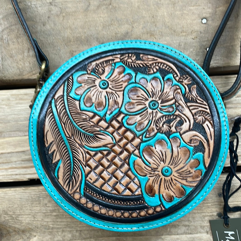 TURQUOISE CANTEEN PURSE