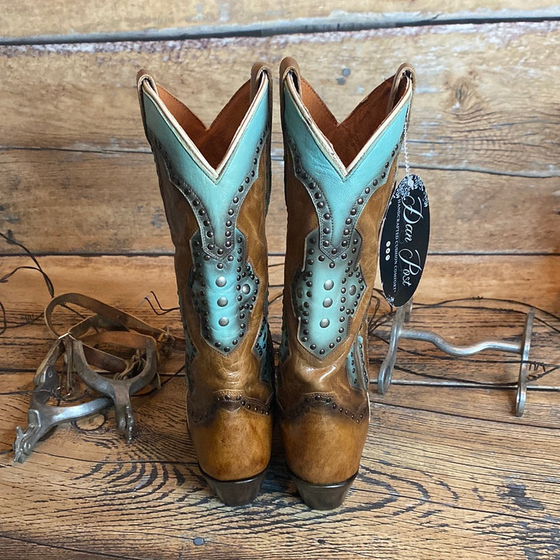 DAN POST TARYN TURQUOISE STUDS BOOT