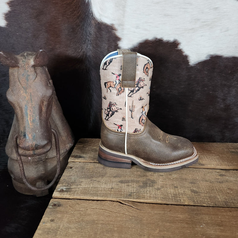 ROPER BUCKING HORSES DESIGN BOOT