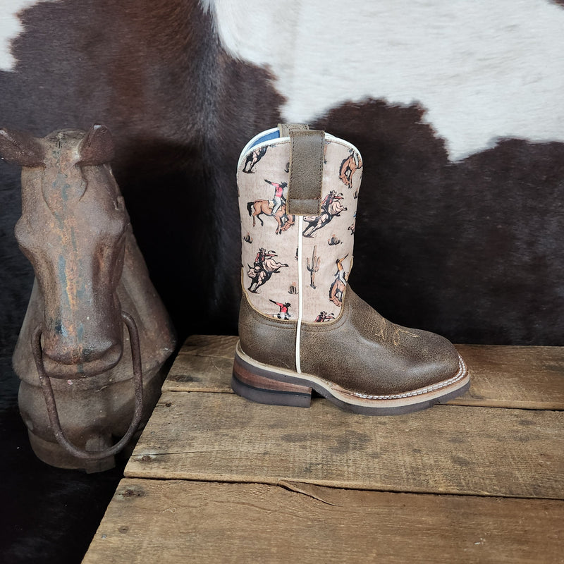 ROPER BUCKING HORSES DESIGN BOOT