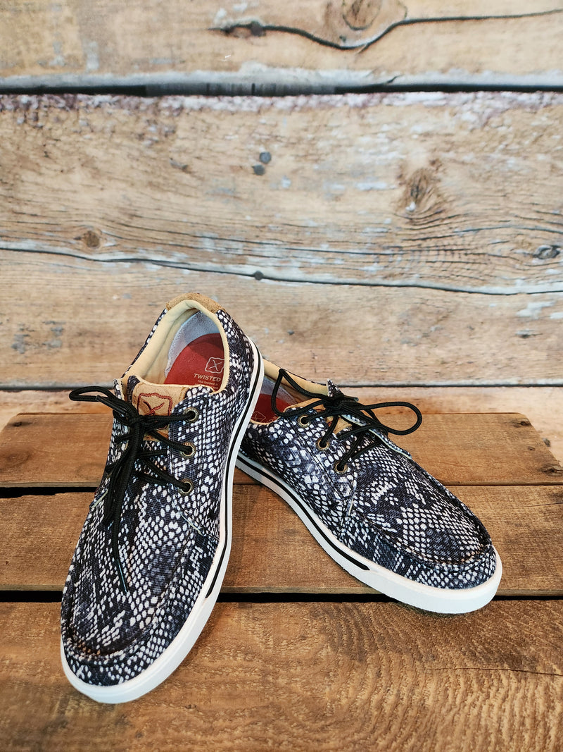 TWISTED X SNAKE PRINT KICKS