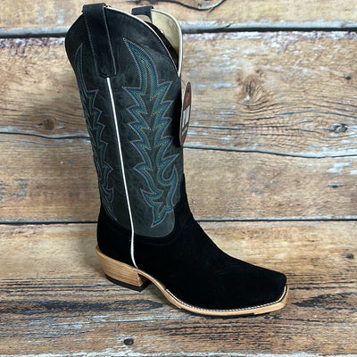 HORSE POWER BLACK SUEDE BOOT
