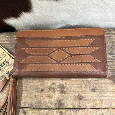 STS KAI AUDIE STROCK UNIVERSE TAN WALLET