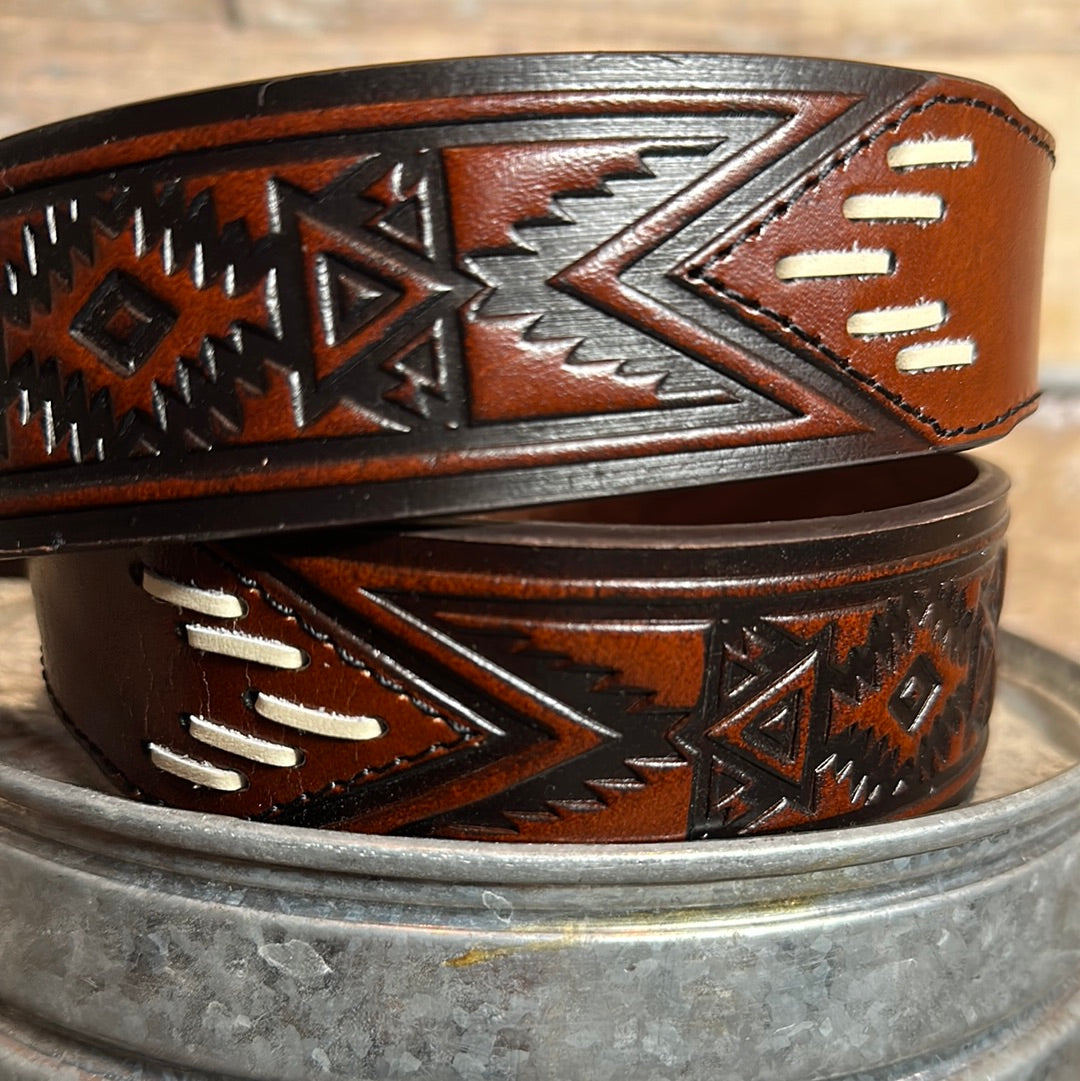 Western Roughy HOOEY CHOCTAW AZTEC ROUGHY BELT – Hitch'n Post