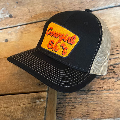 COWBOY SH*T COWGIRL BLACK GOLD CAP