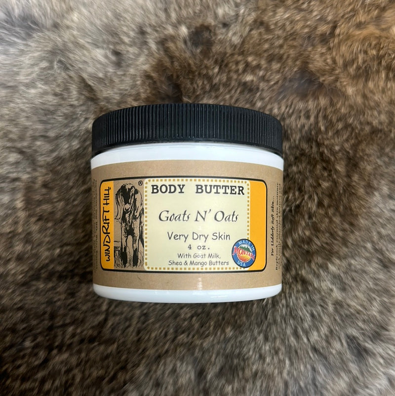 GOAT MILK BODY BUTTER - GOATS N OATS